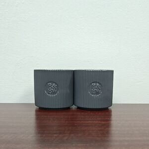 Bath & Body Works "MAHOGANY TEAKWOOD" 3-Wick Ceramic Candles - Set of 2